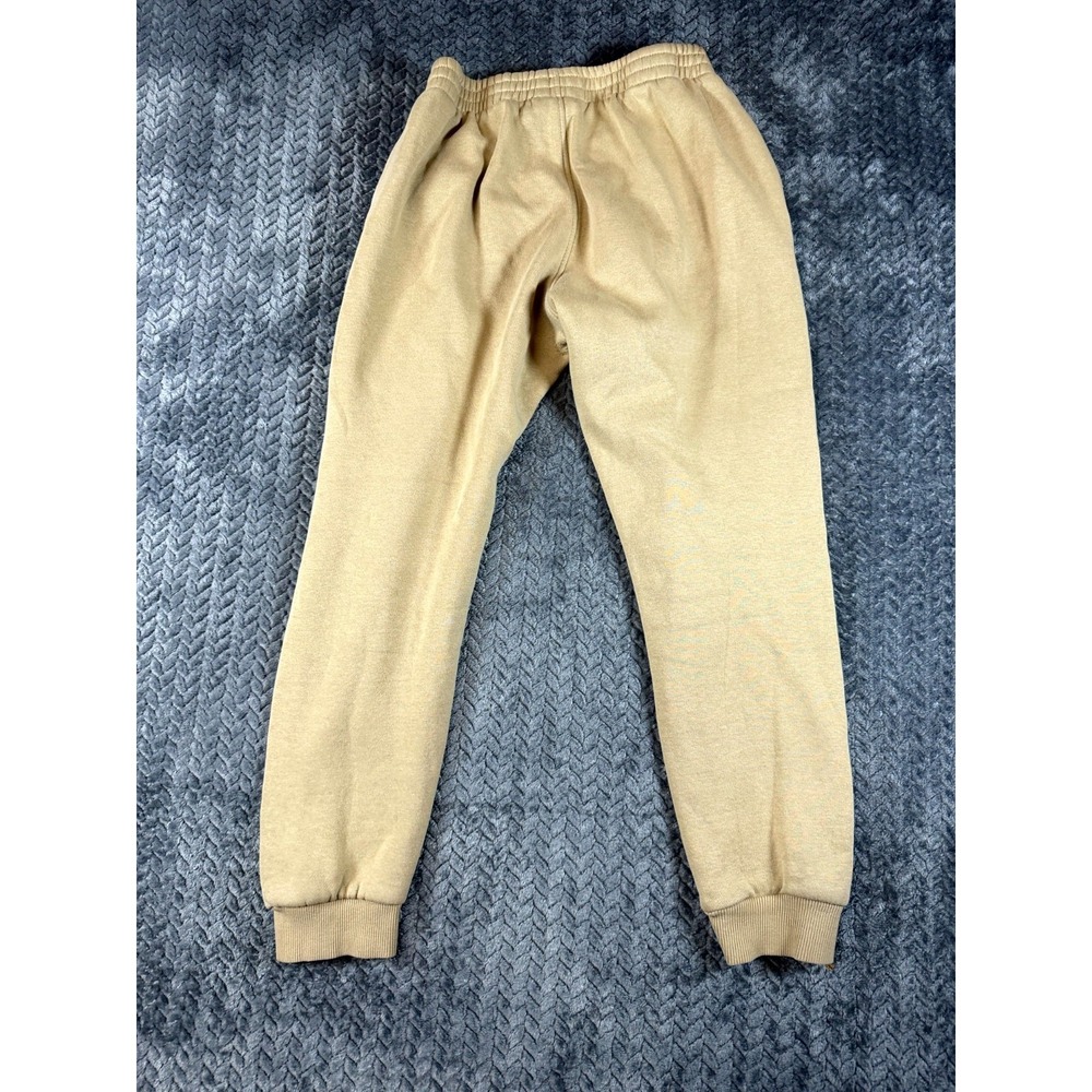 Champion Sweatpants Boys Large 14/16 Tan Graphic Logo Fleece Lined High Rise - Picture 8 of 9